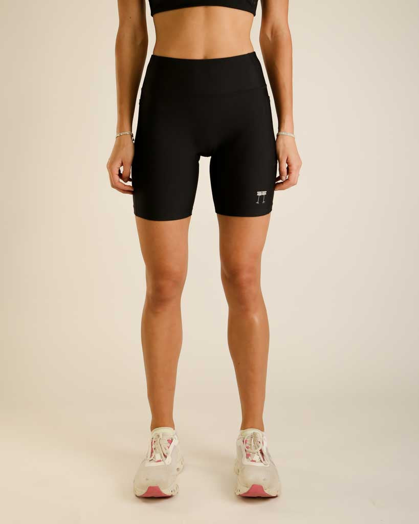 Women's Black 7" PWR Compression Shorts