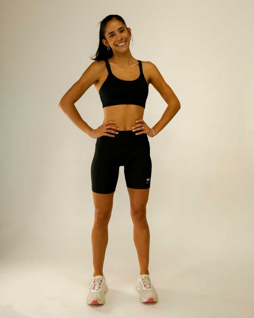 Women's Black 7" PWR Compression Shorts
