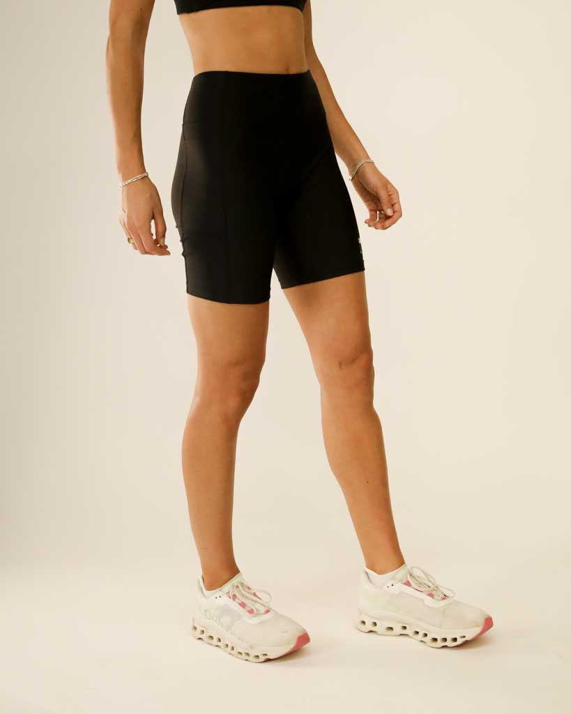 Women's Black 7" PWR Compression Shorts