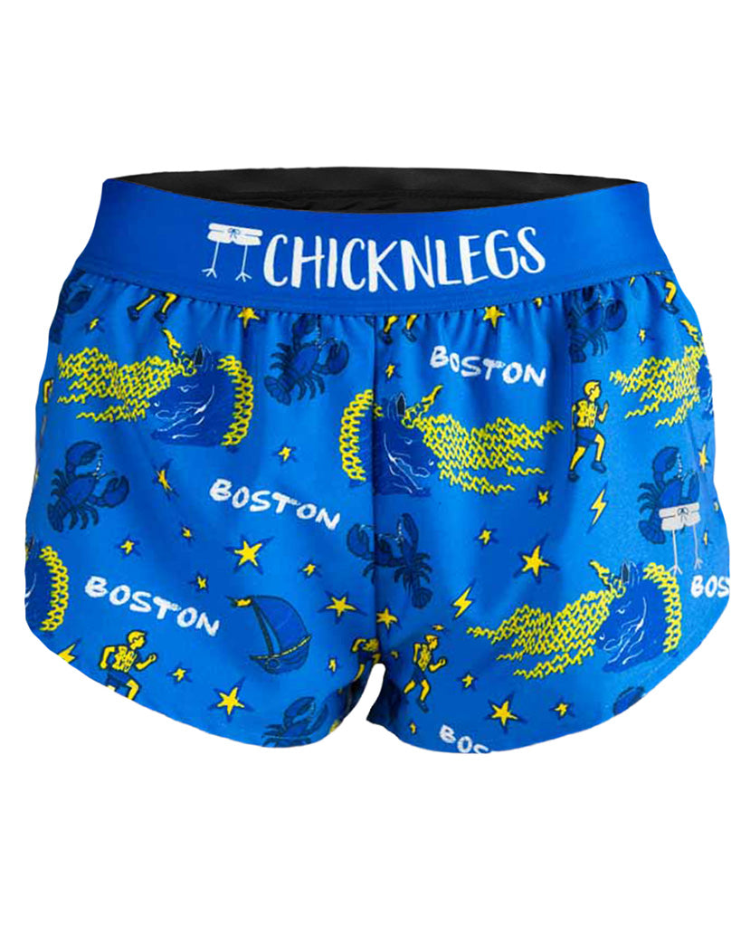 Women's Boston Doodle 1.5" Split Shorts
