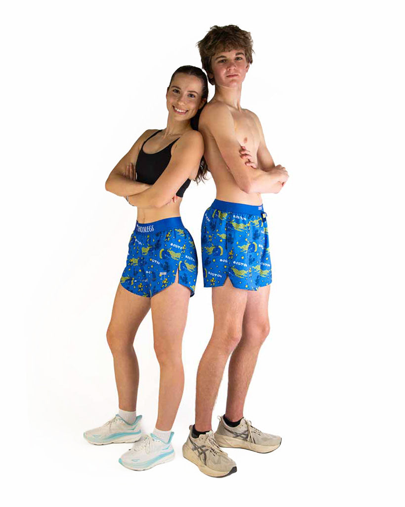Women's Boston Doodle 4" Split Shorts