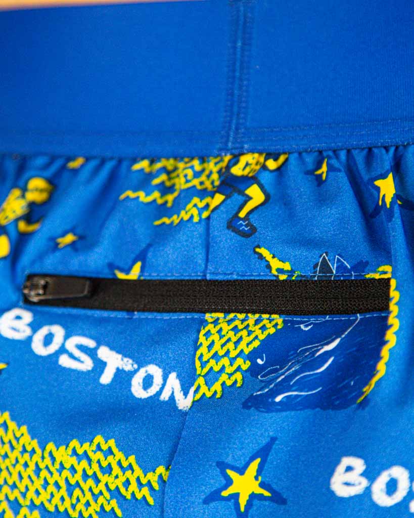 Women's Boston Doodle 1.5" Split Shorts