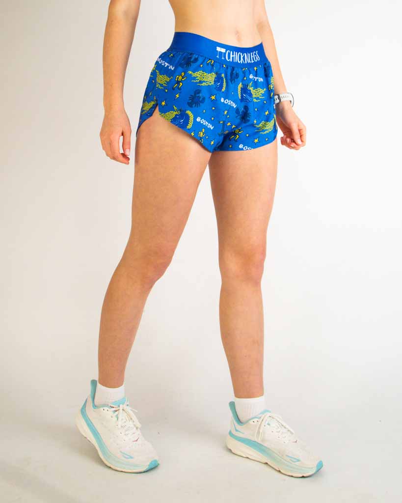 Women's Boston Doodle 1.5" Split Shorts