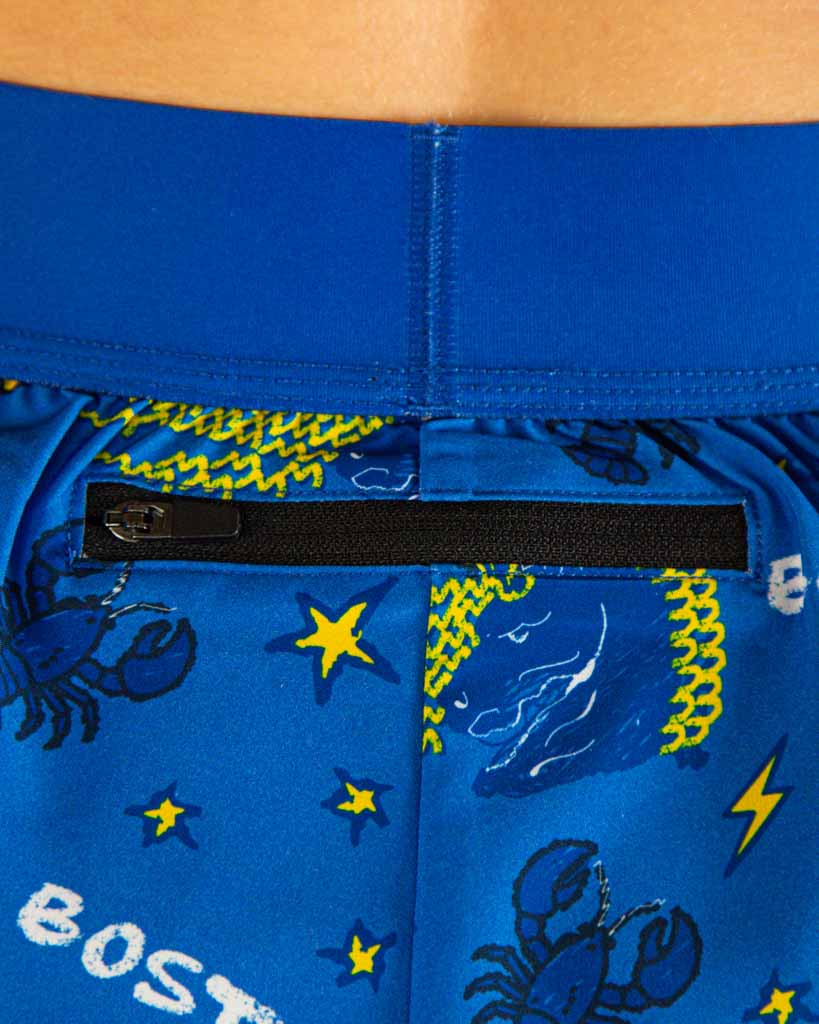 Women's Boston Doodle 4" Split Shorts