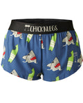 Women's Blue Sharks 1.5" Split Shorts