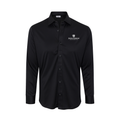 Johns Hopkins Quattro Flex Dress Shirt with Semi-Spread Collar Black