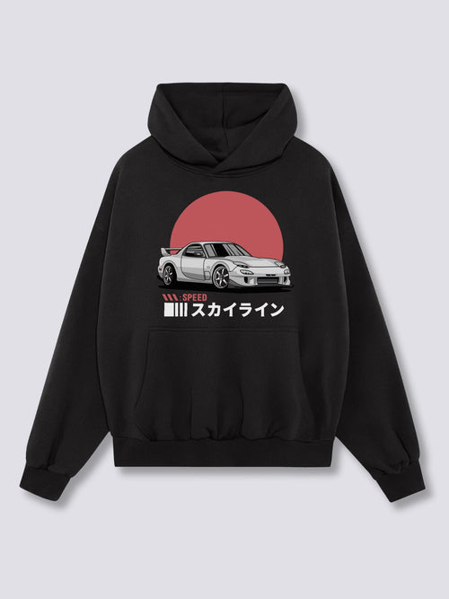 Front Print - Sunrise Drive Hoodie