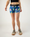 Women's Blue Sharks 3" Race Compression Shorts