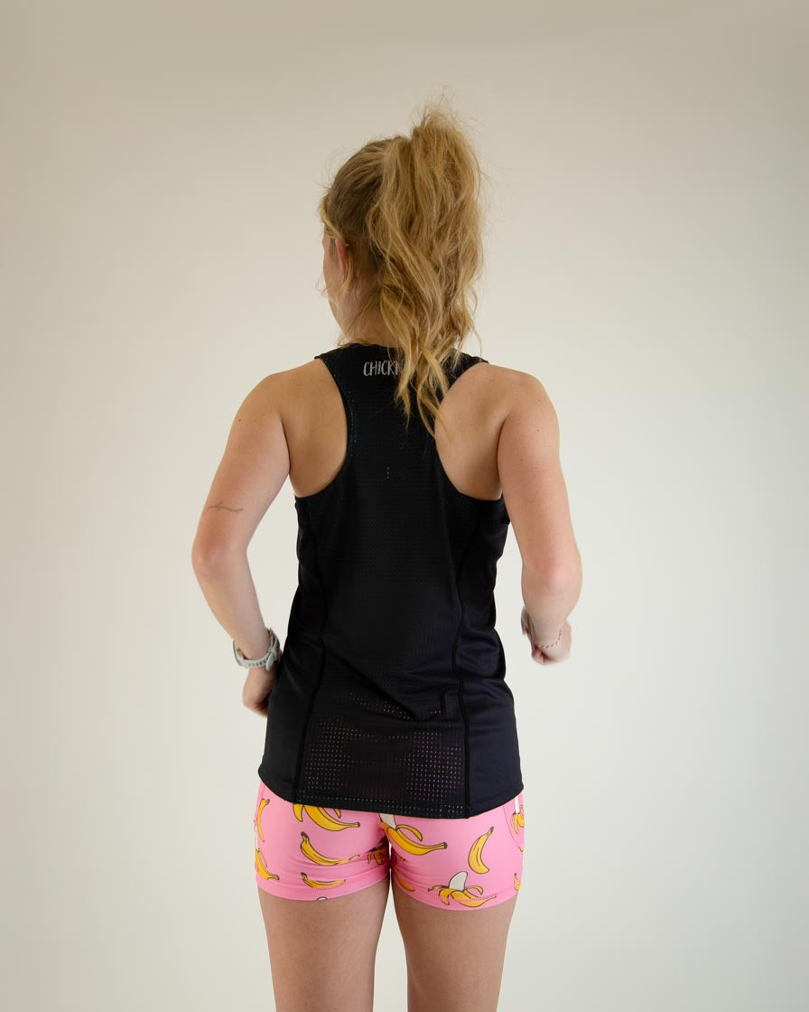 Women's Black Performance Singlet