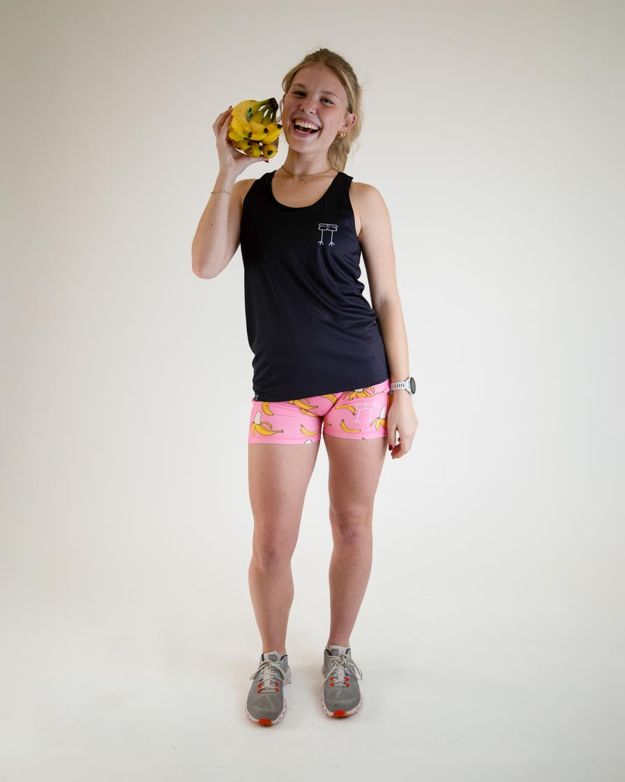 Women's Black Performance Singlet
