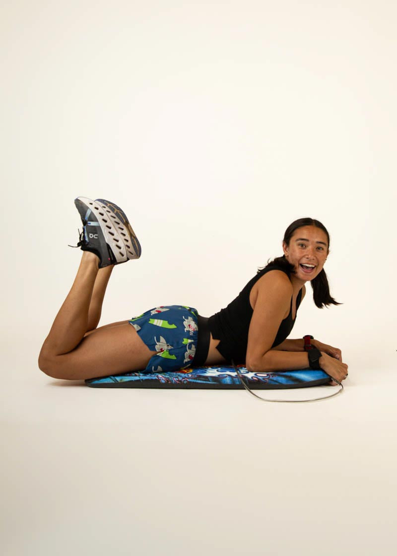 Women's Blue Sharks 1.5" Split Shorts